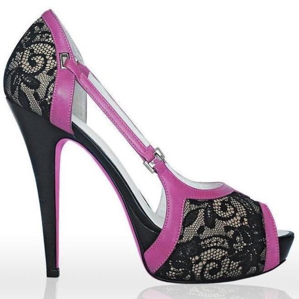 Peep Toe Platform Pump - image 1
